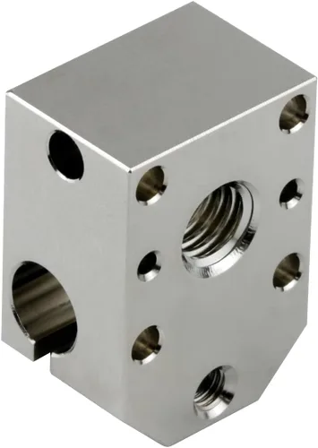 Vista 4 de Impresora 3D Bloque calefactor de cobre chapado a alta temperatura de 932.0 °F compatible con Phaetus Dragon Hotend Standard High Flow Extrusora
