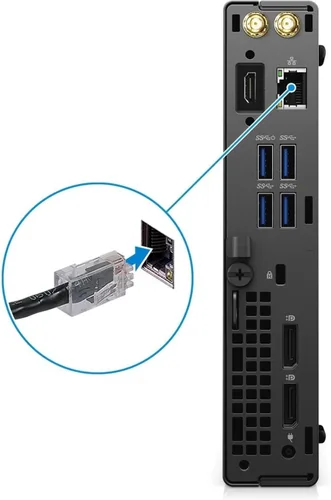 Vista 3 de Dell OptiPlex 5000 5090 - Computadora de sobremesa Intel Core i5 de 10ª generación i5-10500T Hexa-core (6 núcleos) 2.30 GHz - 16 GB RAM DDR4 SDRAM
