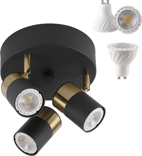 Vista 7 de EFINEHOME Kit de iluminación LED de riel - Pequeño foco de pared direccional, lámpara de techo empotrada para pasillo, dormitorio, oficina, luz