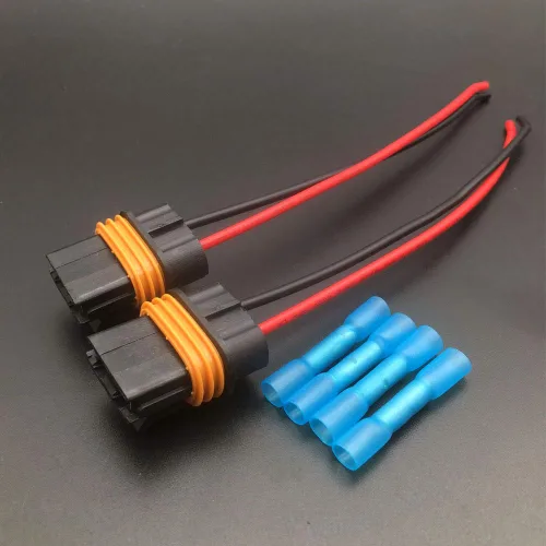 Vista 2 de Arnés de cableado de coleta de conector de refrigeración de ventilador compatible con Ford Chevrolet Corvette Camaro TPI LT1 LS1 LS6