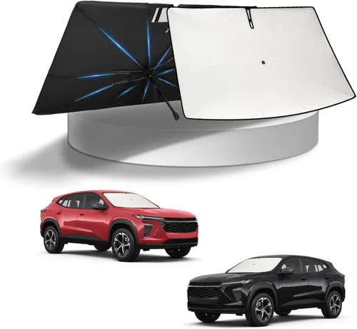 Vista 266 de KUST - Parasol plegable para parabrisas para BMW X1 E84, accesorios 2011 2012 2013 2014 2015, protector de visera de sol ajustable que bloquea