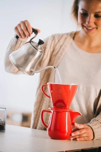 Vista 4 de Melitta Bolsas de filtro tamaño 102 Aroma Zones, paquete de 80