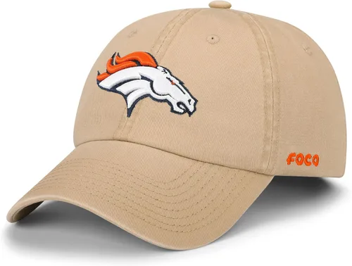 Vista 15 de FOCO NFL Mens NFL Team Logo Khaki Casual Hat Caps
