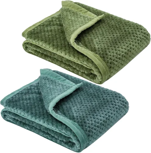 Vista 82 de Manta difusa o manta mullida para bebé, suave y cálida y acogedora manta de lana de coral para niños pequeños, bebés o recién nacidos, para cuna