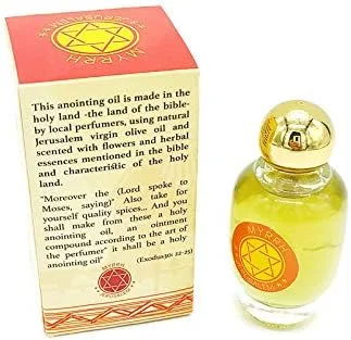 Vista 3 de Aceite Unción Mirra Jerusalén Santo y Tierra Ml Oz Israel Regalo Holyland Bendición Mirra
