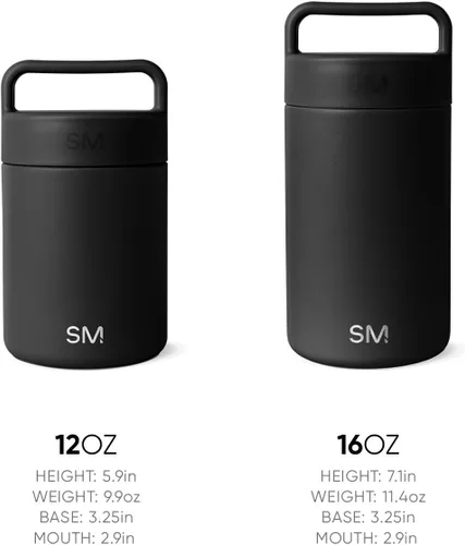 Vista 7 de Simple Modern Tarro de comida para comida caliente Reutilizable de acero inoxidable aislado al vacío a prueba de fugas, almacenamiento de almuerzo