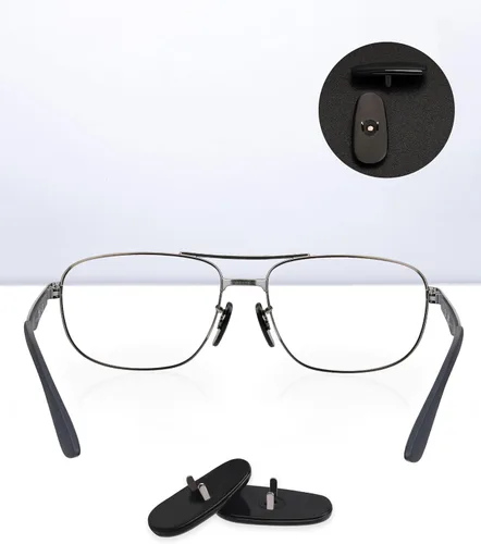 Vista 6 de 12 pares de almohadillas de nariz de repuesto negras para Ray-Ban Aviator RB3025/Aviator