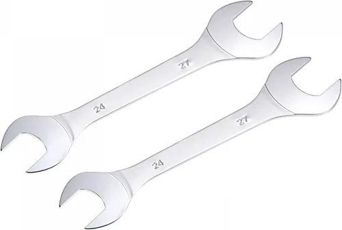 Vista 12 de uxcell Llave fina de extremo abierto, espejo métrico de 0.236 in x 0.276 in, acero de alto carbono, para mantenimiento doméstico y reparaciones