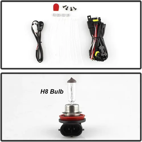 Vista 6 de ACANII - Para 2015 2016 2017 Jeep Renegade parachoques antiniebla luces de conducción lámparas w/interruptor conjunto conductor y pasajero lado