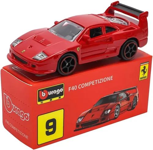 Vista 8 de Bburago Coche modelo de metal fundido a troquel a escala 1:64 de la serie Ferrari (430 Scuderia)