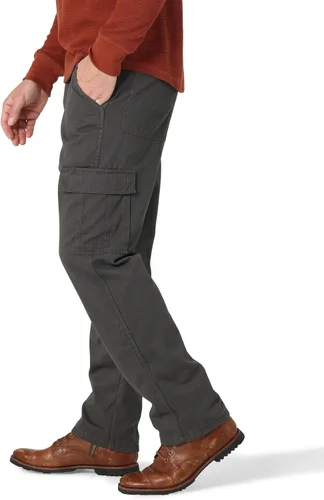 Vista 2 de Wrangler Authentics - Pantalón tipo cargo con vellón para hombre