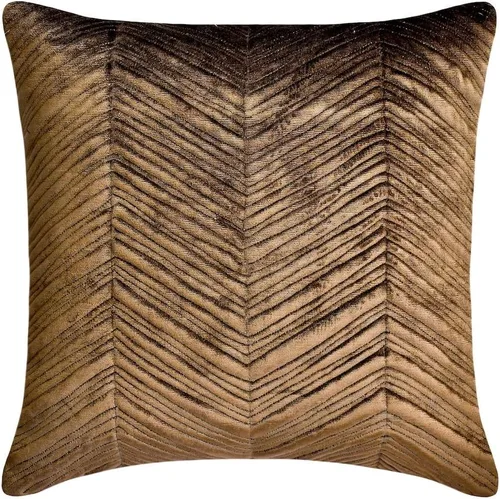 Vista 15 de The HomeCentric Funda de almohada decorativa marrón de 12 x 12 pulgadas, fundas de almohada de piel sintética con textura y almohadas sólidas
