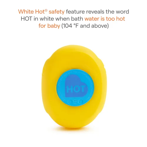 Vista 3 de Juguete de baño Munchkin® White Hot® de seguridad, pato, Amarillo