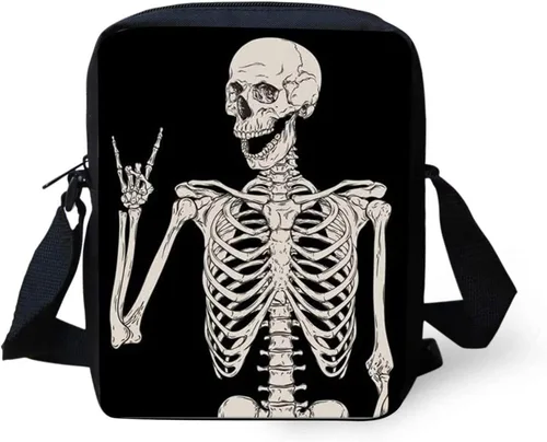 Vista 32 de Halloween Cat Small Messenger Bag Crossbody Shoulder Bag for Women Black Cat Pumpkin