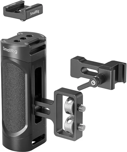 Vista 8 de SMALLRIG Mini Mango Lateral Empuñadura con Doble Montaje de Tornillo 1/4"-20 para Cámara Digital sin Espejo Cámara DSLR Jaula de Cámara Pequeña