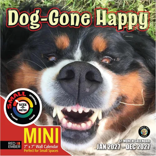 Vista 16 de RED EMBER Calendario de pared Doggy Disasters 2027 de 12 meses 01 - Perros traviesos