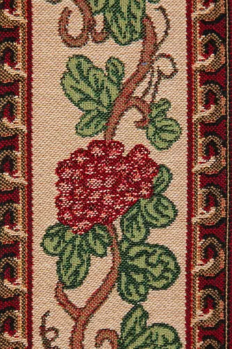 Vista 3 de Charlotte Home Furnishings Wine Merchants I Tapestry Bell Pull - 6 pulgadas x 42 pulgadas, algodón/viscosa/poliéster