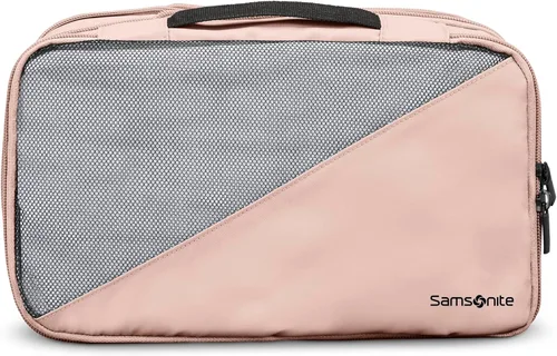 Vista 7 de Samsonite Juego de cubos de embalaje de compresión de 3 piezas, rosa polvorienta