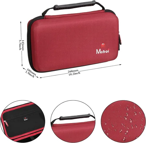 Vista 7 de Mchoi Funda rígida portátil compatible con cortapelos inalámbrica Oster Professional, Classic 76, solo funda