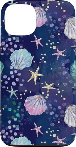 Vista 7 de Summer Aesthetic Seashell Purple Ocean Case for iPhone 17