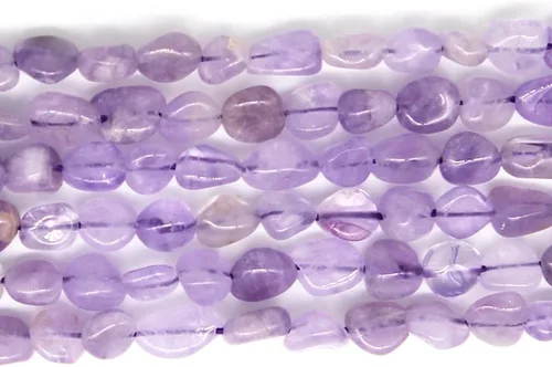Vista 29 de MJDCB Cuentas de piedra de forma irregular natural de 8-10 mm, turquesa de África, piedras preciosas para sanación energética, para hacer joyas