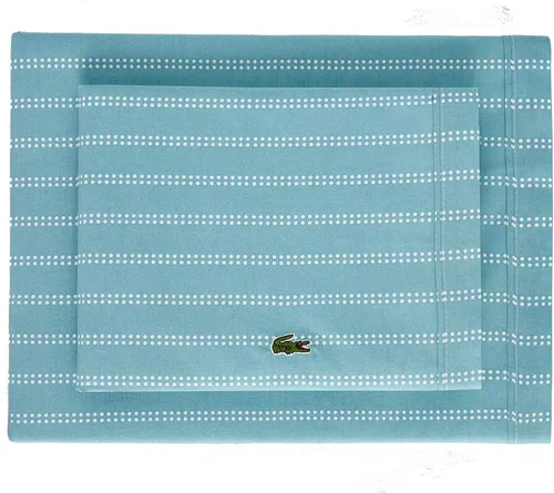 Vista 12 de Lacoste Juego de sábanas de algodón de 4 piezas, archivo, rosa barroco, Queen