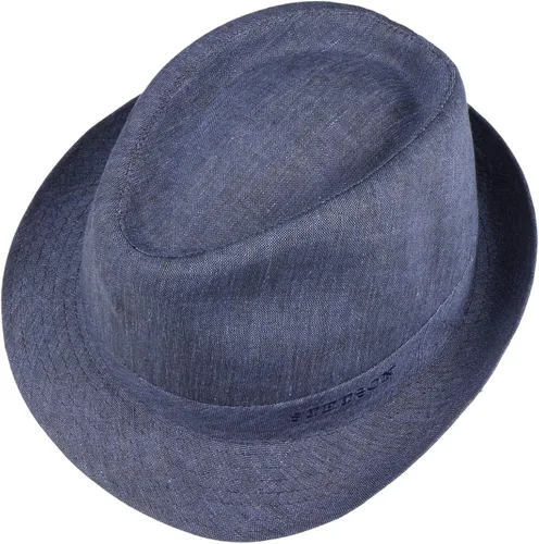 Vista 4 de Stetson Geneva Linen Trilby mujereshombres Fabricado en Italia