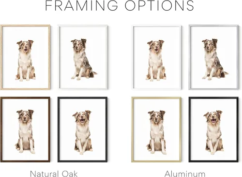 Vista 4 de HAUS AND HUES Crea tu propio juego de 3 arte de pared enmarcado: haz tu propio póster o impresiones a partir de fotos Impresión de fotos
