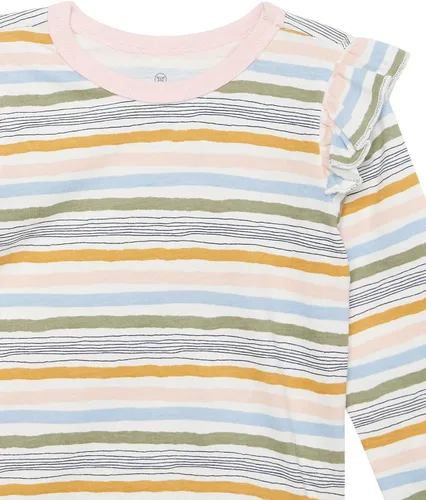 Vista 6 de HonestBaby 3-Pack Organic Cotton Flutter Long Sleeve Fashion T-Shirts (Legacy)