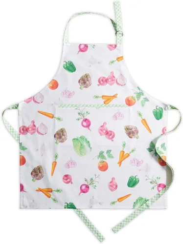 Vista 1210 de Maison d' Hermine Delantales para mujer con bolsillo, 100% algodón (27.50 x 31.50 pulgadas)