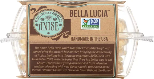 Vista 3 de Bella Lucia Pizzelas sin gluten, anís, 6 onzas
