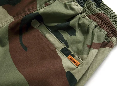 Vista 8 de LOKTARC Pantalones deportivos tipo cargo de camuflaje para niños