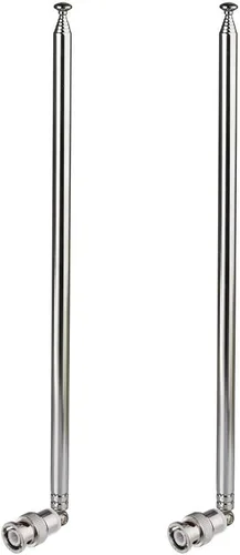 Vista 8 de Bingfu Antena de Escáner de Radio de Policía 20-1300MHz 7 Secciones Telescópica BNC Antena Masculina Radio Jamón Radio Mano CB Antena para Uniden