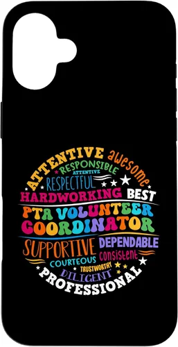 Vista 22 de iPhone 16 Parents Teacher Association PTA Volunteer Coordinator Case