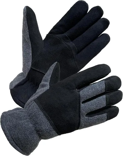 Vista 10 de SKYDEER Super Soft and Warm Winter Gloves with Deersplit Leather Suede and 3M Thinsulate Insulation for Cold Weather SD5176T