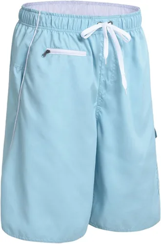 Vista 2 de Nonwe Traje de baño para hombre, de secado rápido, bolsillos con cremallera y forro