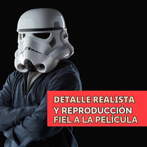 Vista 5 de Star Wars The Black Series, Casco cambiador de voz electrónico Imperial Stormtrooper