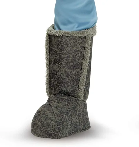 Vista 5 de Disfraz de Kristoff para adultos disfraz de personajes de Disney Frozen para hombre túnica con sombrero cinturón y pantalones y fundas para botas