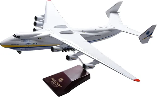 Vista 9 de Escala 1:200 An-225 ANTONOV que lleva con espacialeshuttle BURAN Resina Aviones Modelo Diecast para Colección