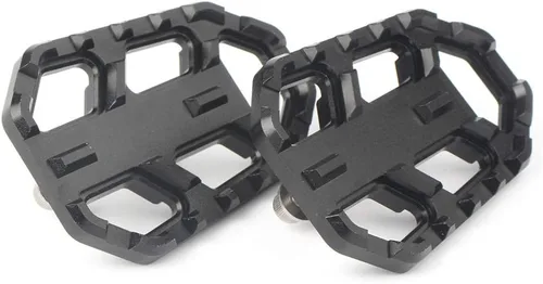 Vista 6 de Zhisheng - Estriberas anchas para motocicleta, reposapiés, pedal negro para Kawasaki para Versys-X300 17-18, para Versys 650 para Versys 1000 15-19