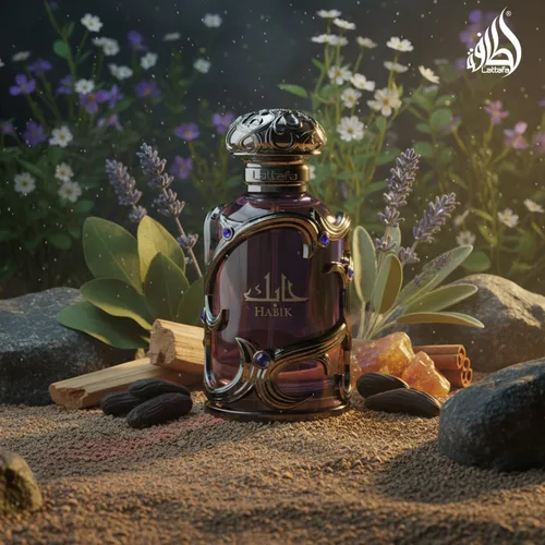 Vista 5 de Lattafa Habik – Fragancia duradera en aerosol, especiada, aromática, amaderadas y almizcladas – Eau de Parfum para hombres, 3.4 onzas / 100 ml