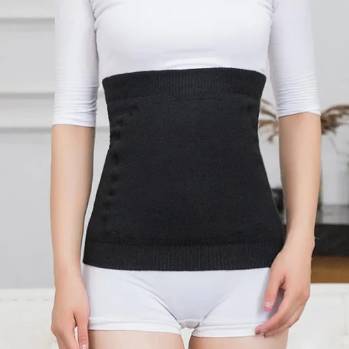 Vista 2 de Calentador de cintura de cachemira unisex para espesar la espalda soporte lumbar Abdomen Protector de riñón