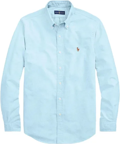 Vista 9 de POLO RALPH LAUREN Men's Classic Fit Plaid Oxford Shirt Blanco básico