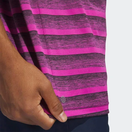 Vista 7 de adidas Mens Two Color Stripe Polo Shirt Men's Polo Shirt