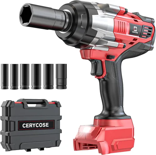 Vista 12 de Llave de impacto inalámbrica de 1/2 pulgada para batería DeWalt Max20V: Llave de impacto de alto torque de 1700 pies-libras, herramienta de servicio