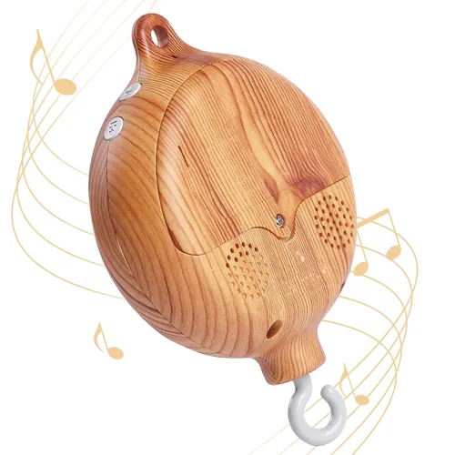 Vista 8 de Móvil de bebé para cuna Cuna de bebé, cuna de bebé, luna de estrella móvil para bebés niños y niñas Decoración bohemia para guardería Juego