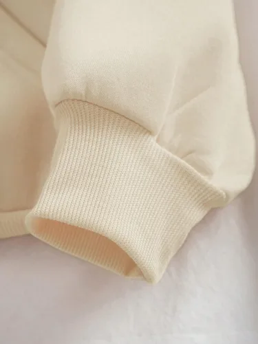 Vista 4 de SHENHE Sudadera térmica con estampado de letras gráficas para mujer, sudadera con capucha y bolsillo
