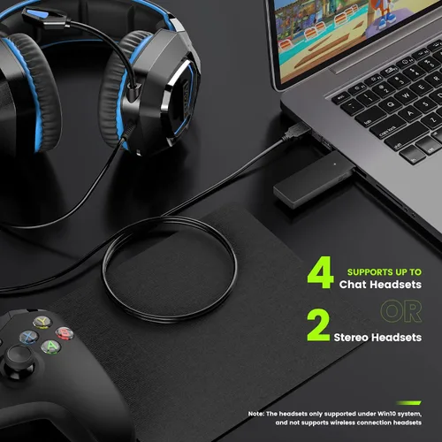 Vista 6 de Cipon Adaptador inalámbrico compatible con Xbox One Controller para Windows 108187