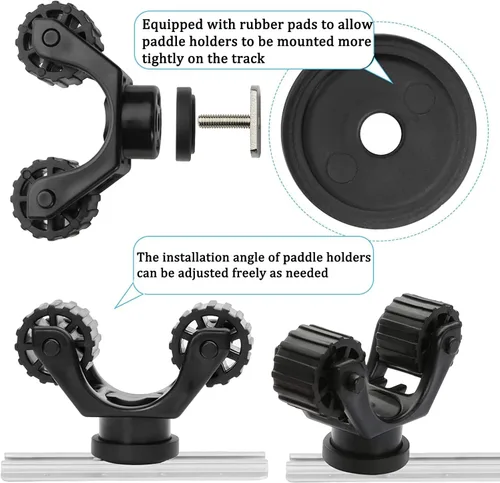 Vista 6 de Soporte para paletas de kayak, accesorios de kayak para remos de kayak, accesorios de pesca de kayak