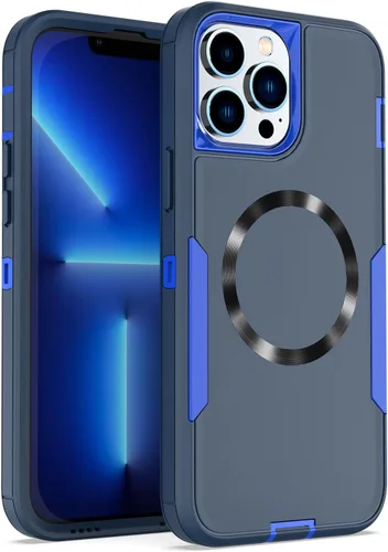 Vista 25 de Diseñada para iPhone 14 Pro, protección magnética contra caídas resistente, compatible con MagSafe, a prueba de polvo, no se decolora, no se pone